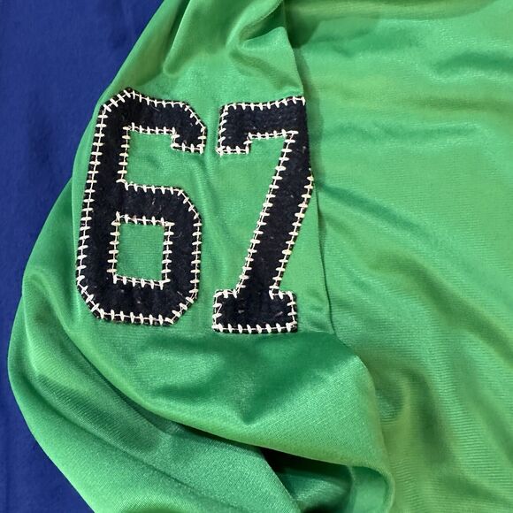 Vintage Ralph Lauren Rugby Jacket XL Green Full Zip Track Great Britain Champion - Picture 9 of 10